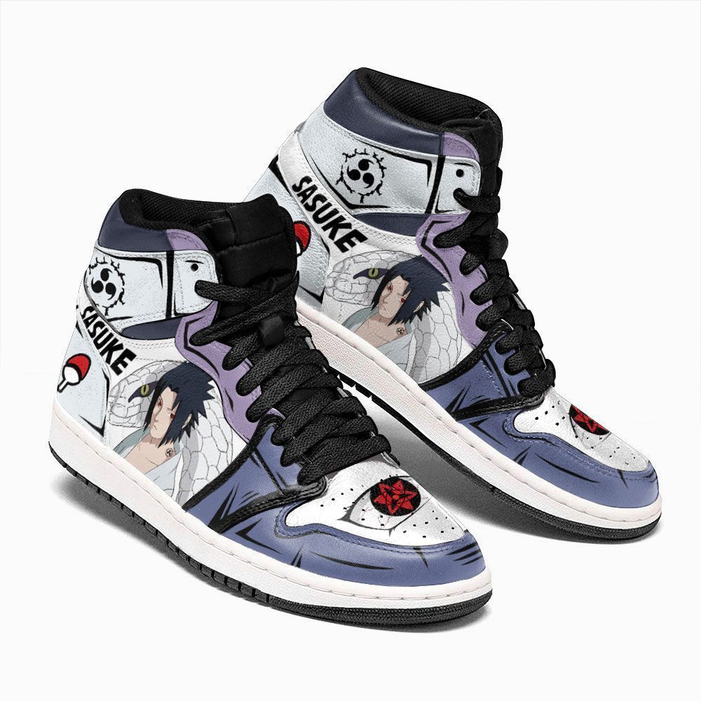 Uchiha Sasuke Aoda Naruto Custom Anime Air Jordan Shoes