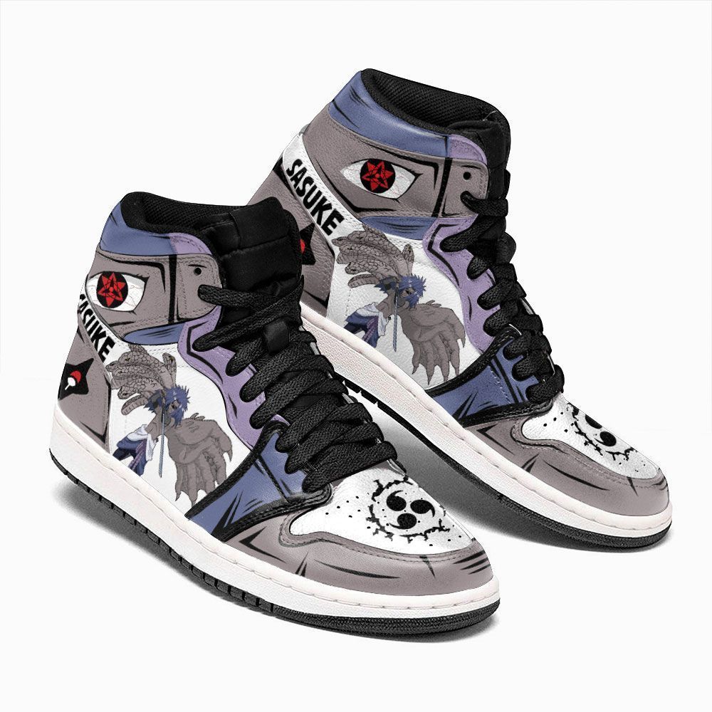 Uchiha Sasuke Cursed Naruto Custom Anime Air Jordan Shoes