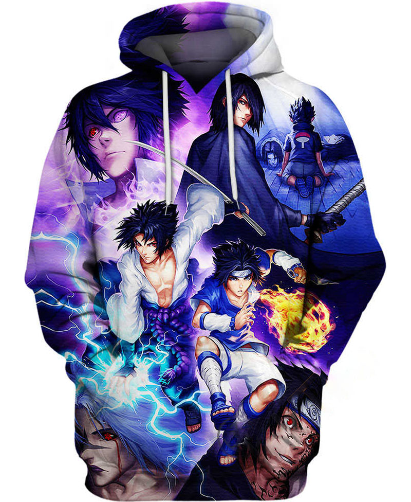 Uchiha Sasuke Story Hoodie 3D