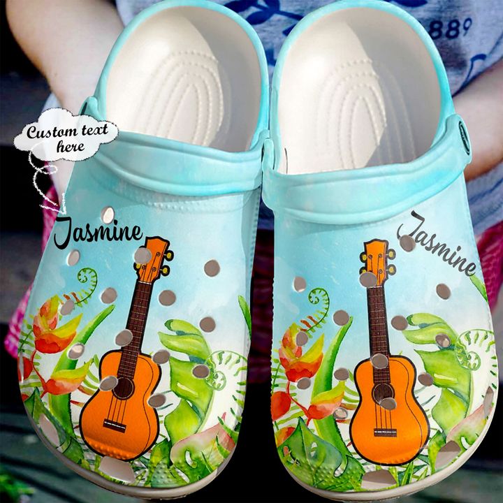 Ukulele Personalized Lovers Crocs Clog Shoes