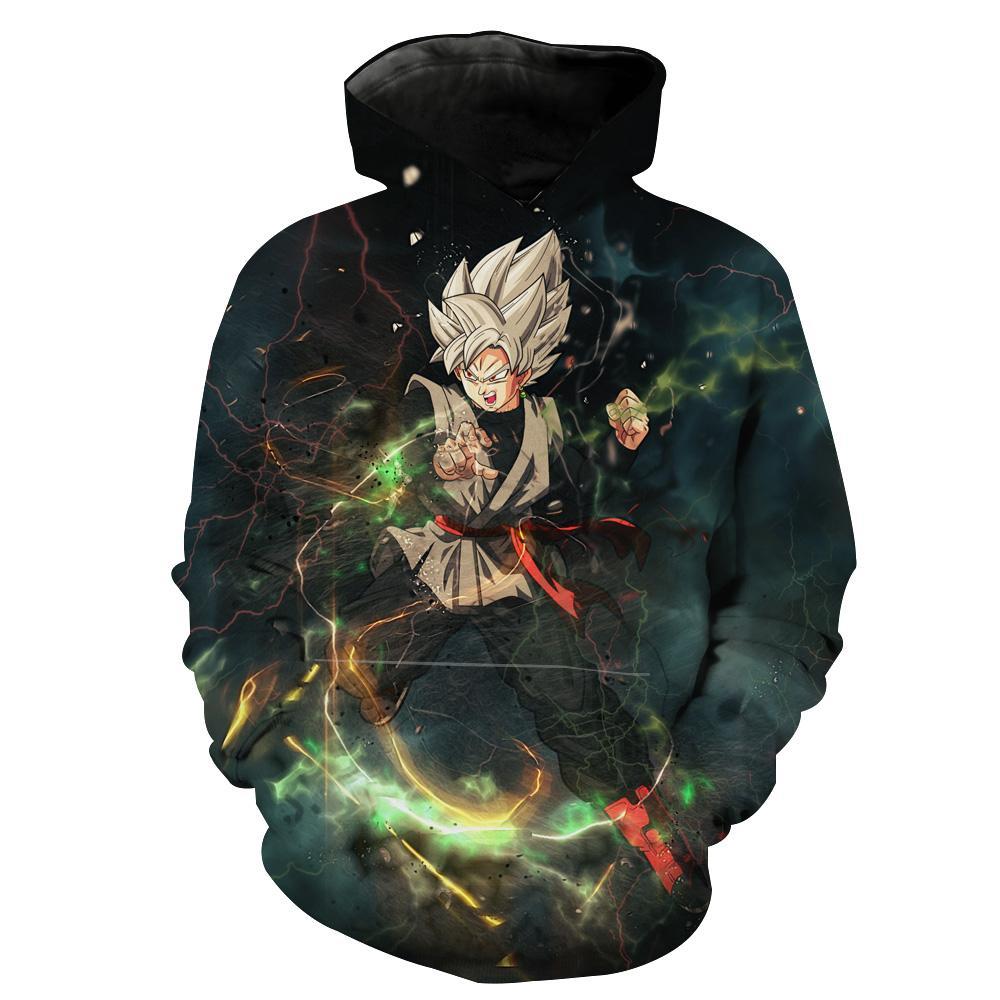 Ultra Instinct Goku Black Dragon Ball Super Hoodie 3D