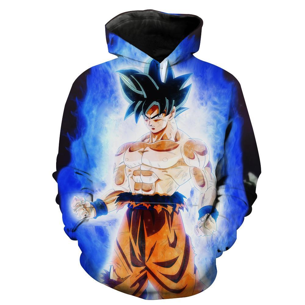 Ultra Instinct Goku Dragon Ball Supers Hoodie 3D