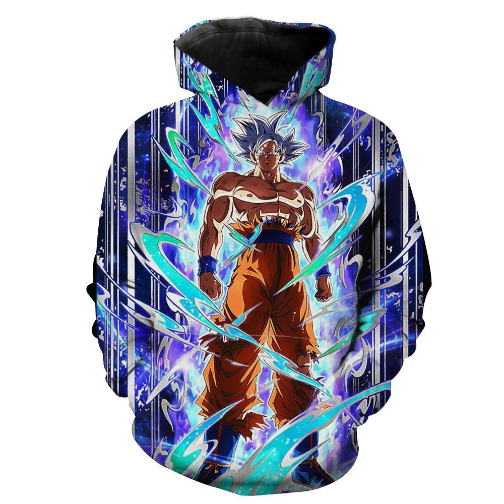 Ultra Instinct Goku Dragon Ball Supers Hoodie 3D