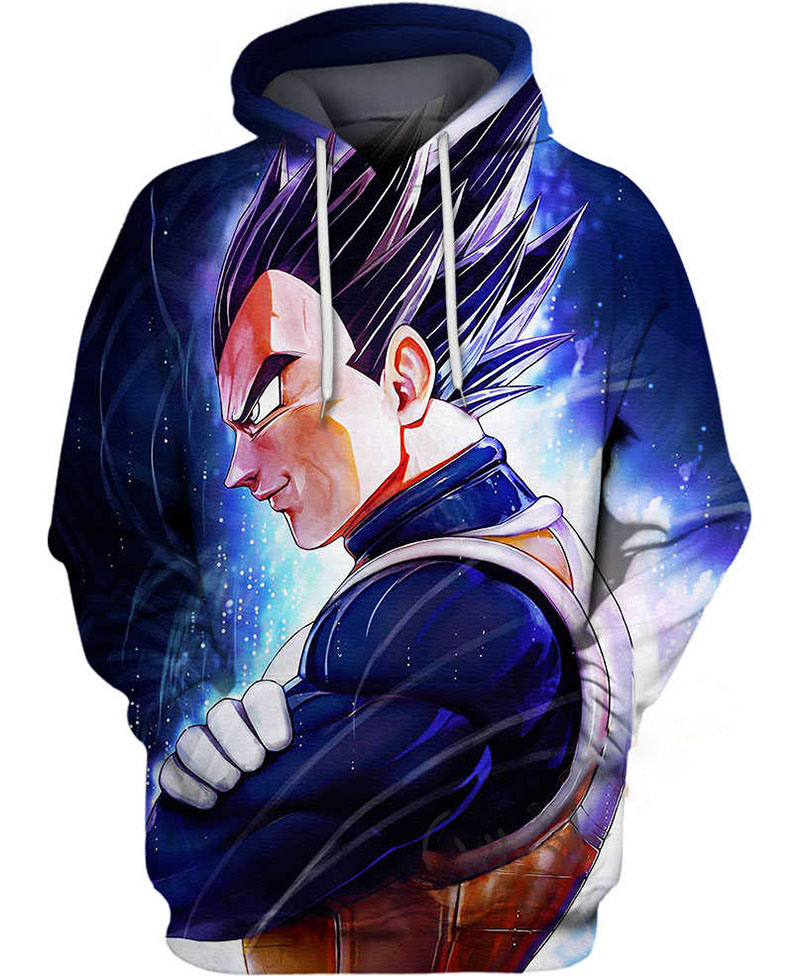 Ultra Instinct Vegeta Hoodie 3D