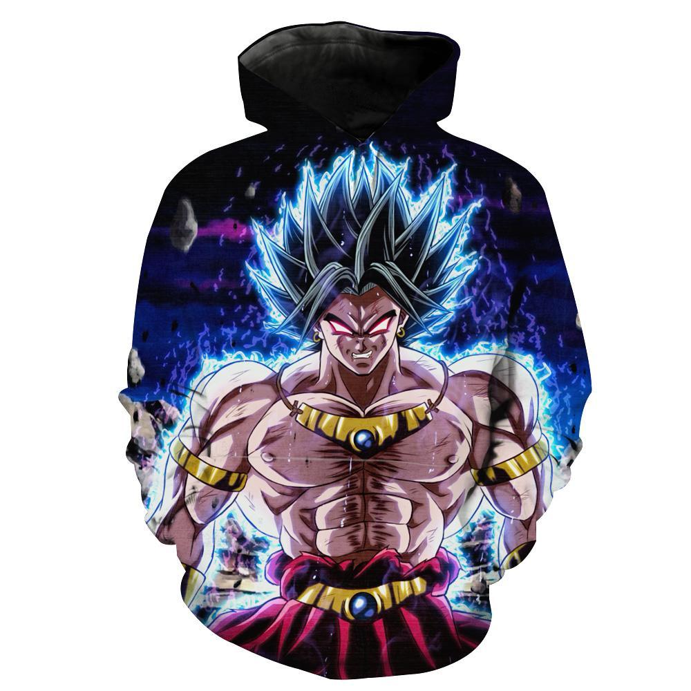 Ultra Instincts Broly Dragon Ball Super Broly Hoodie 3D