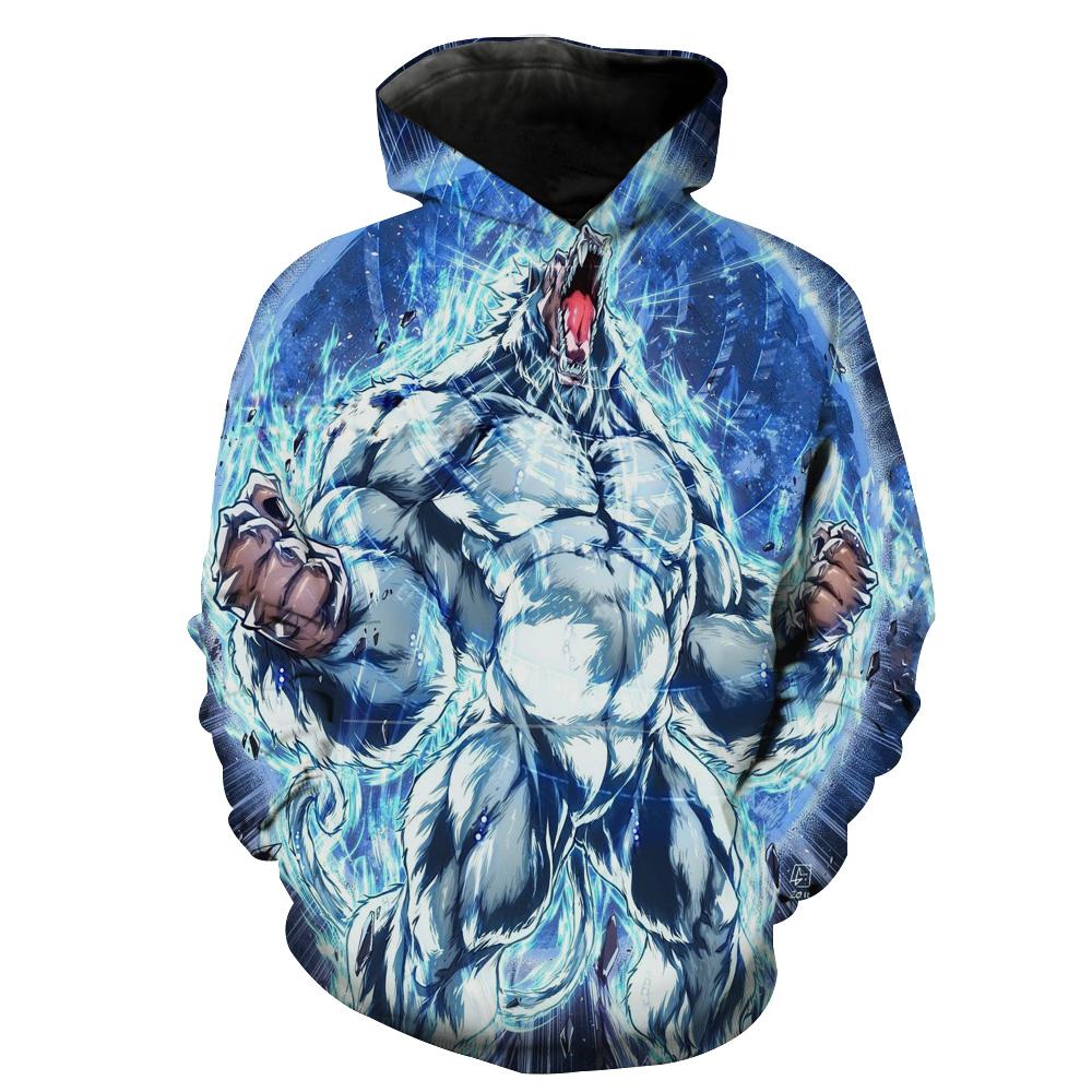 Ultra Instincts Oozaru Dragon Ball Zs Hoodie 3D