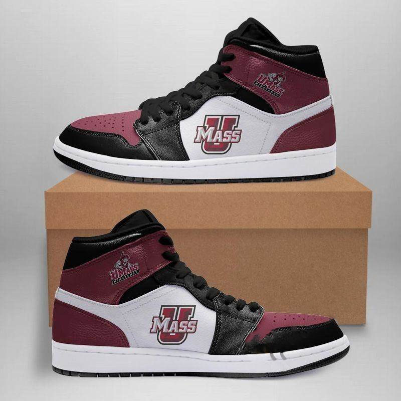 Umass Minutemen Custom Air Jordan Shoes