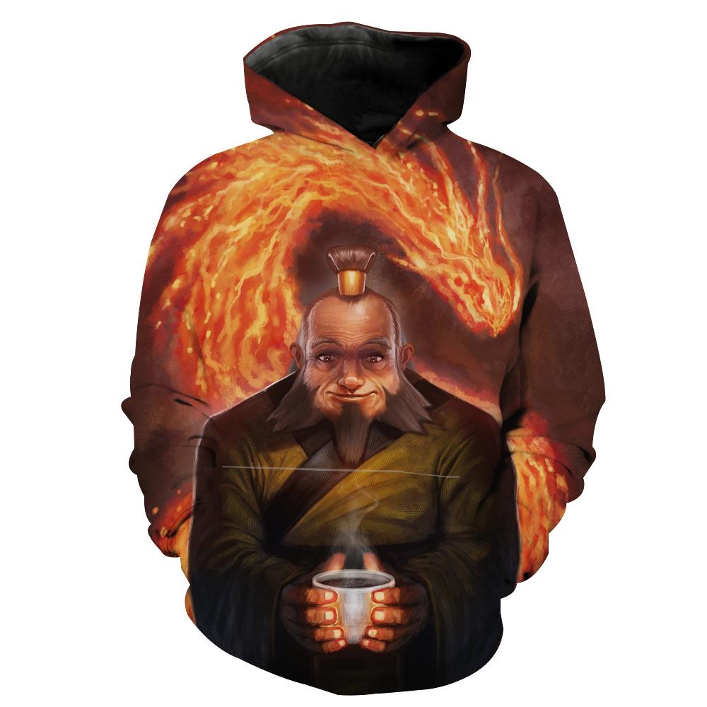 Uncle Iroh Avatar The Last Airbender Uncle Iroh Hoodie 3D