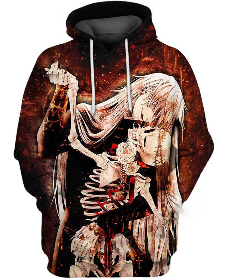 Undertaker Black Buttler Hoodie 3D
