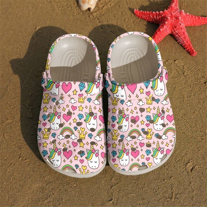 Unicorn Cutie Crocs Clog Shoes