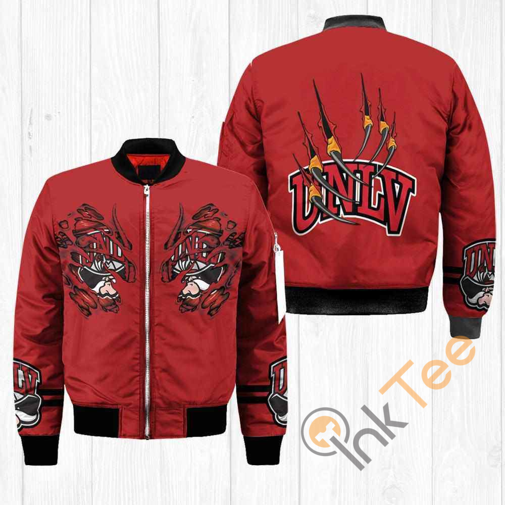 UNLV Rebels NCAA Claws Apparel Best Christmas Gift For Fans Bomber Jacket
