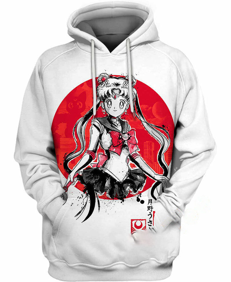 Usagi Tsukino Hoodie 3D