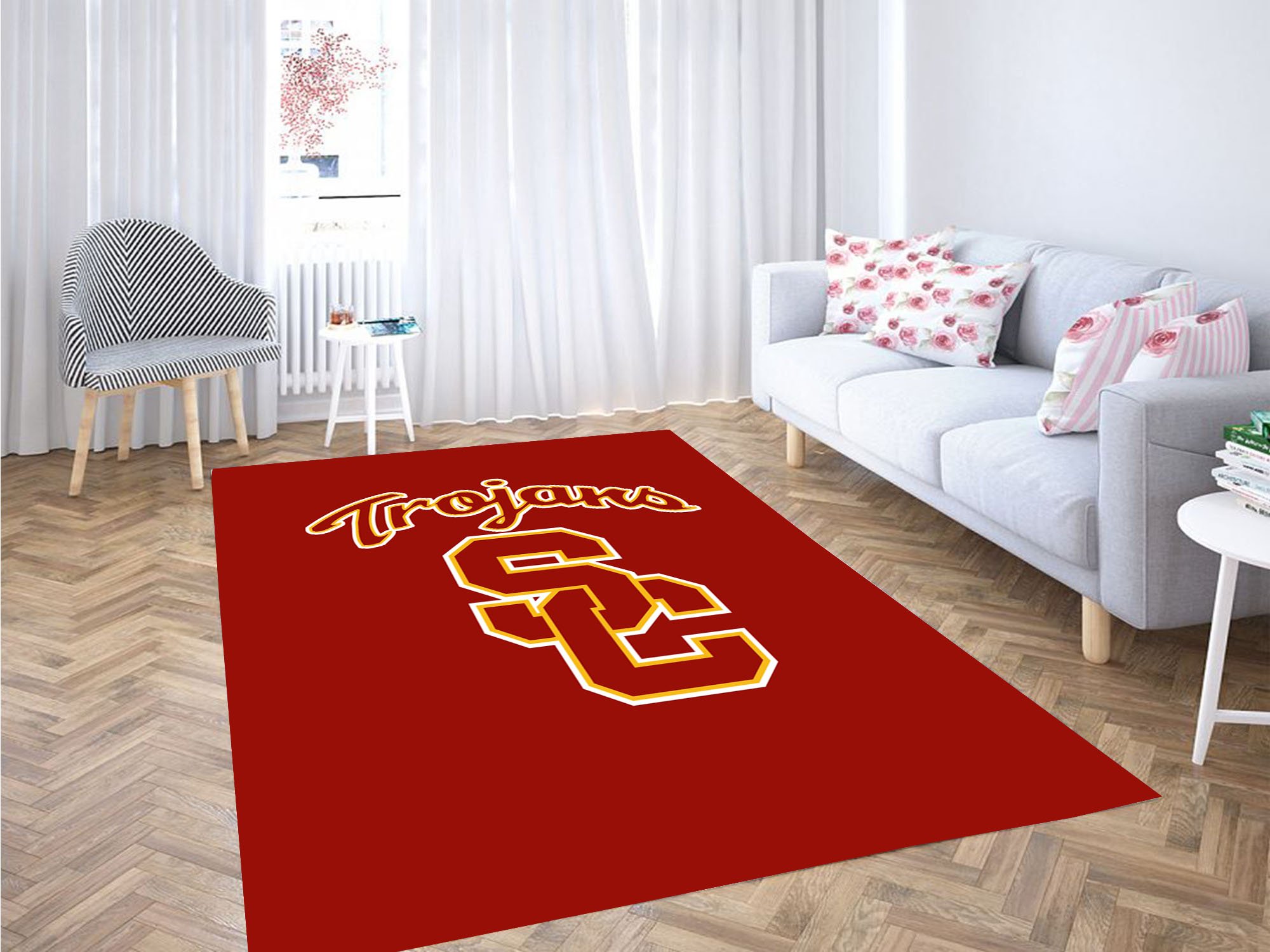 Usc Trojans Baseball Carpet Rug