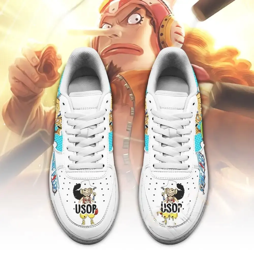 Usop Custom One Piece Anime Fan Amazon Nike Air Force Shoes
