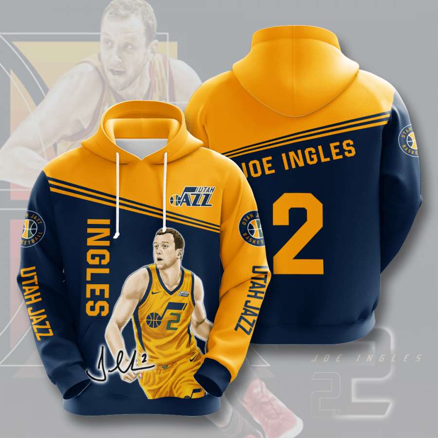 Utah Jazz Custom Hoodie 3D