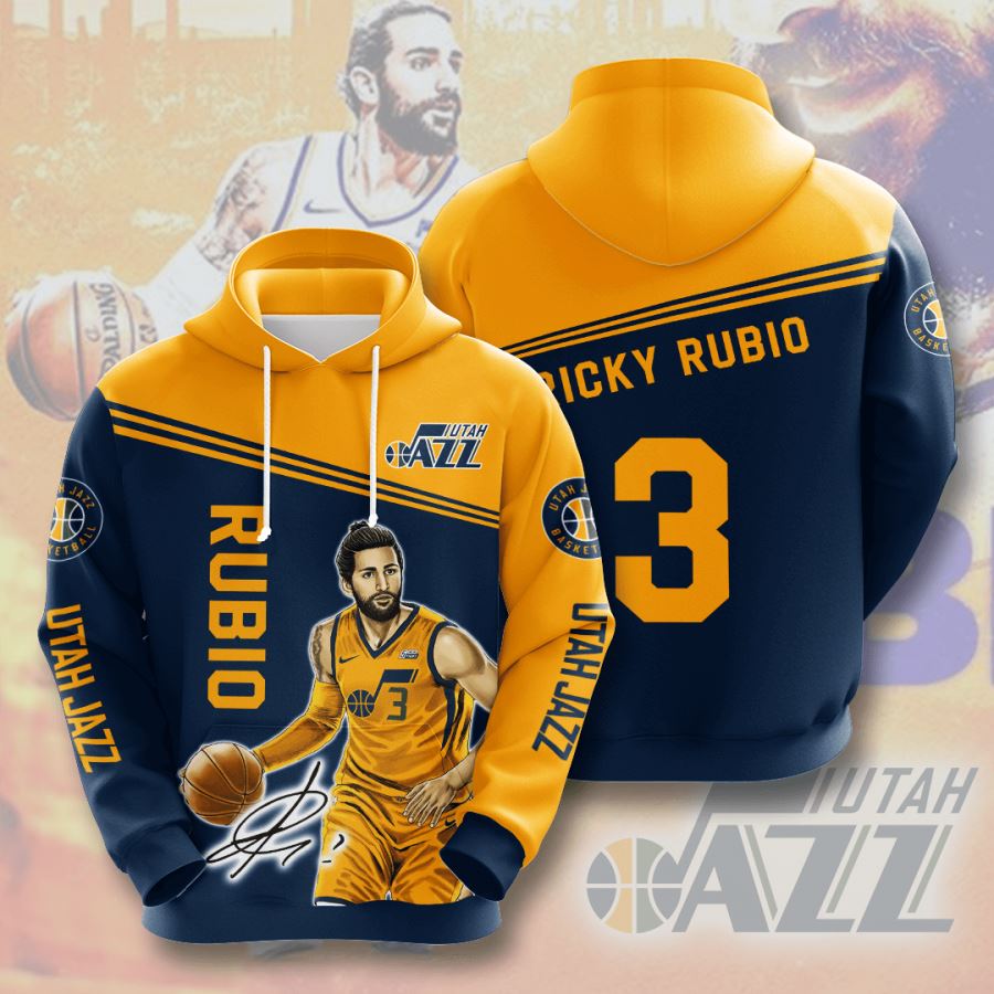 Utah Jazz Custom Hoodie 3D