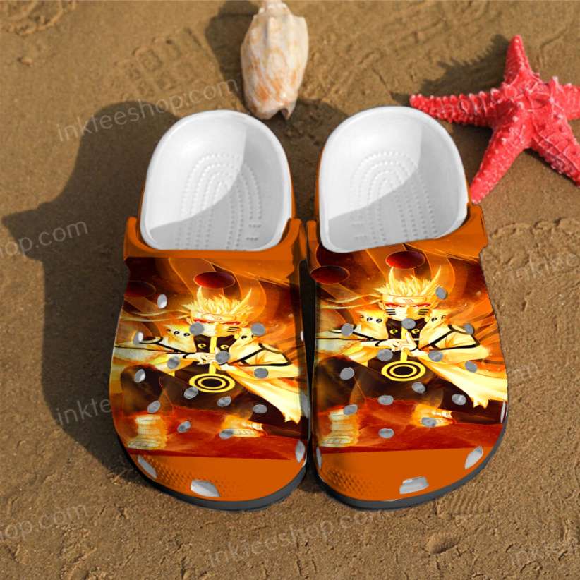Uzumaki Naruto Anime Crocs Clog Shoes