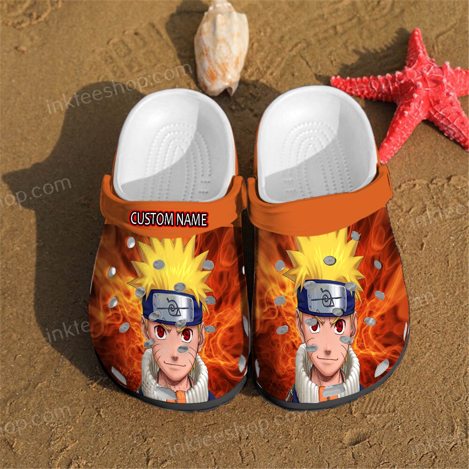 Uzumaki Naruto Anime TV Crocs Clog Shoes