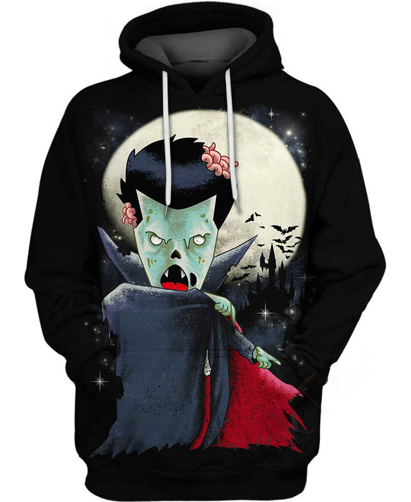Vampire Dracula Hoodie 3D
