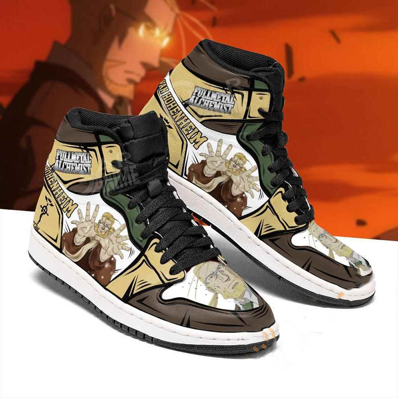 Van Hohenheim Fullmetal Alchemist Sneakers Anime Air Jordan Shoes