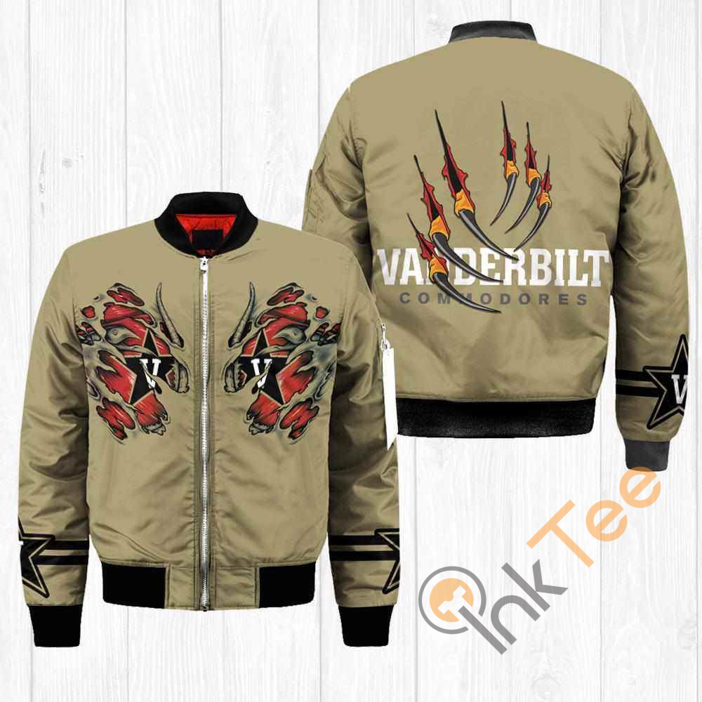 Vanderbilt Commodores NCAA Claws Apparel Best Christmas Gift For Fans Bomber Jacket