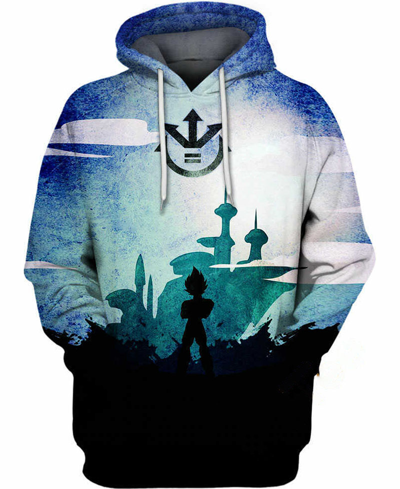 Vegeta Blue Hoodie 3D