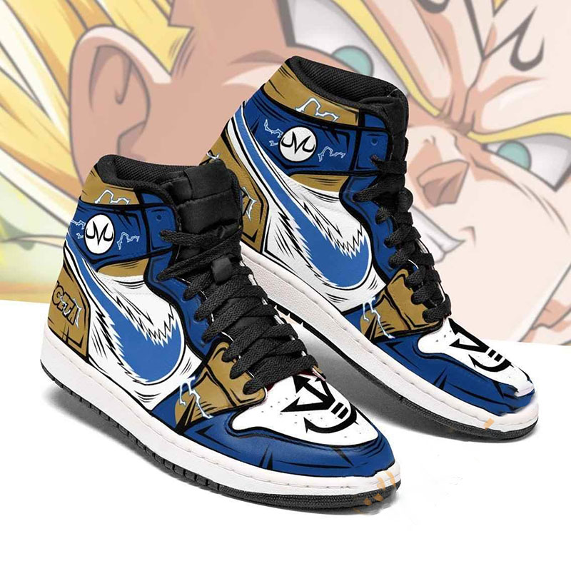 Vegeta Dragon Ball Z Anime Sneakers Air Jordan Shoes