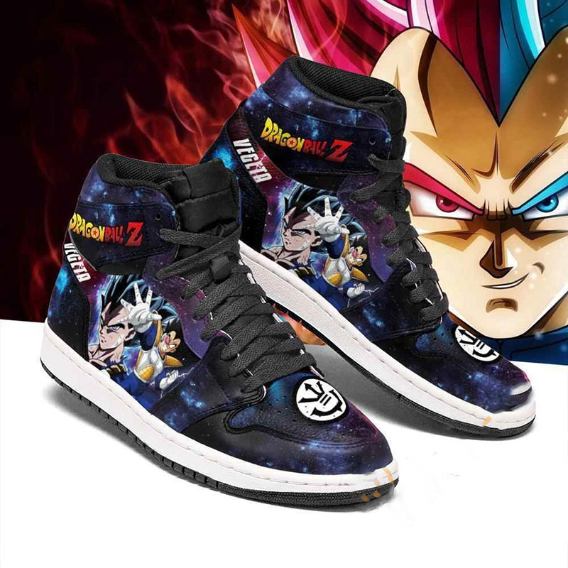 Vegeta Galaxy Dragon Ball Z Sneakers Anime Air Jordan Shoes