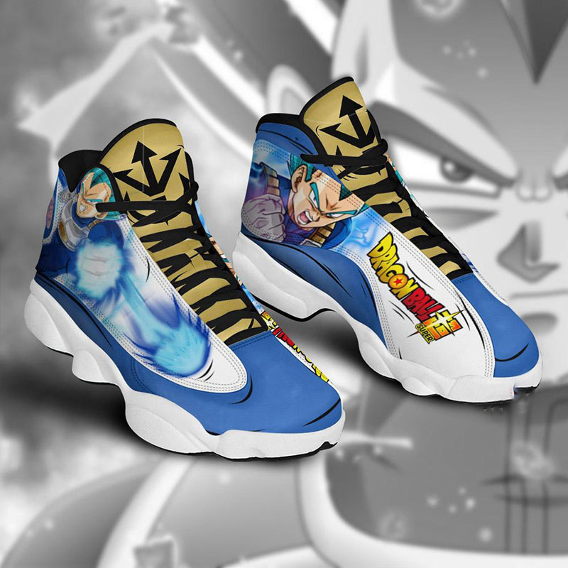 Vegeta Saiyan Blue Dragon Ball Air Jordan Shoes