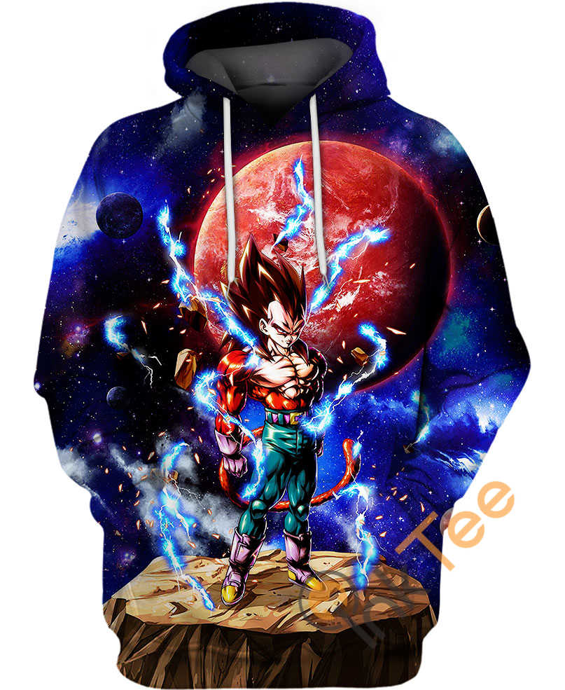 Vegeta Super Saiyan God Hoodie 3D