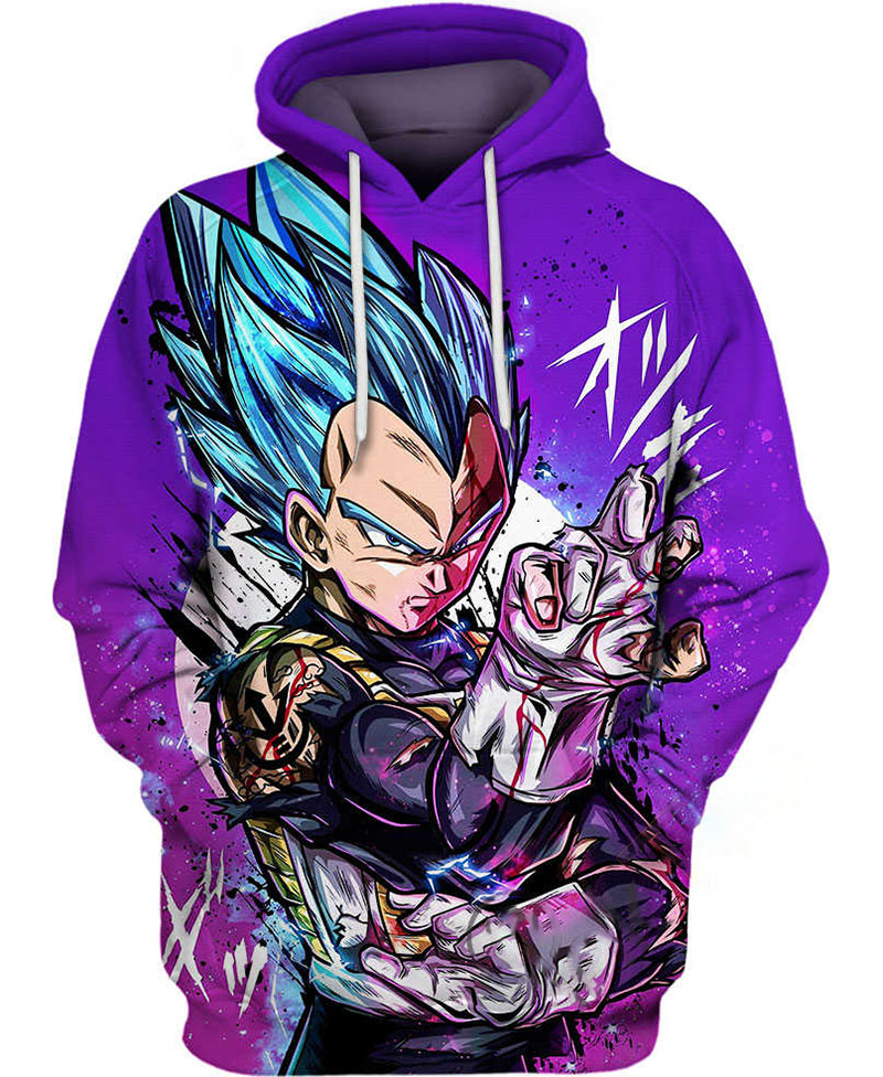 Vegeta Ultra Instinct Hoodie 3D