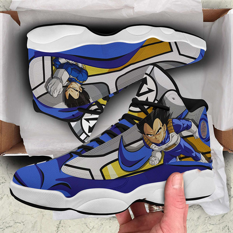 Vegeta Uniform Dragon Ball Anime Air Jordan Shoes