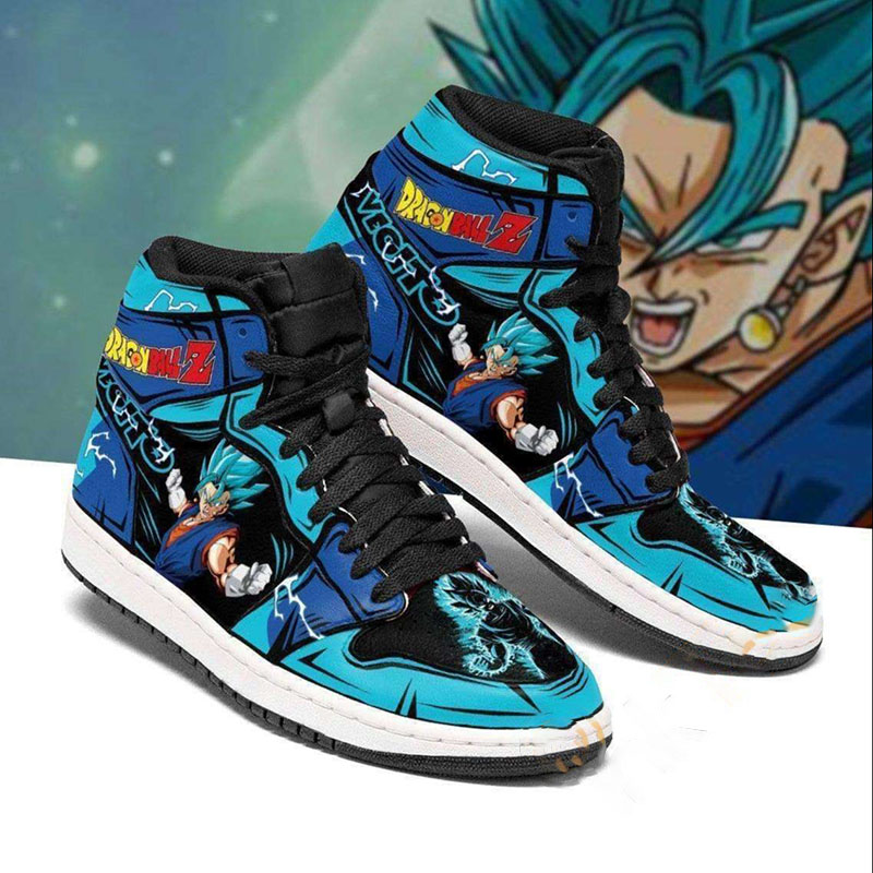 Vegito Blue Dragon Ball Z For Men And Women Custom Air Jordan Shoes