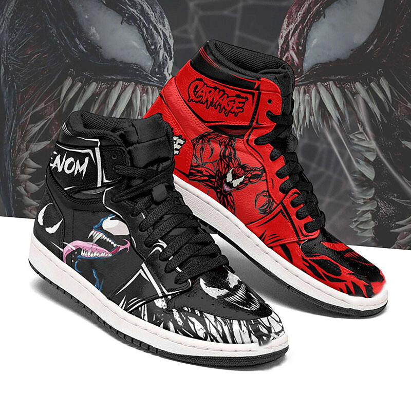 Venom Vs Carnage Air Jordan Shoes