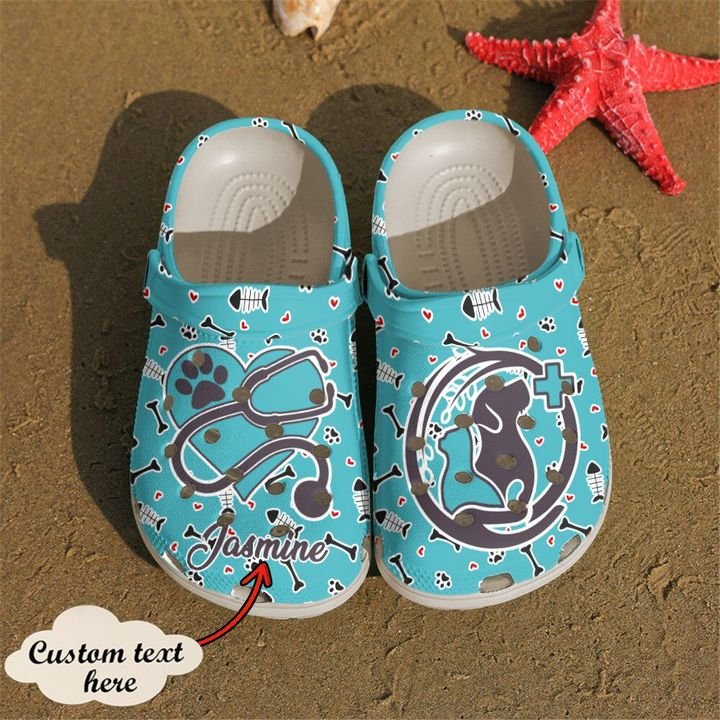 Vet Tech Personalized Animal Love Crocs Clog Shoes