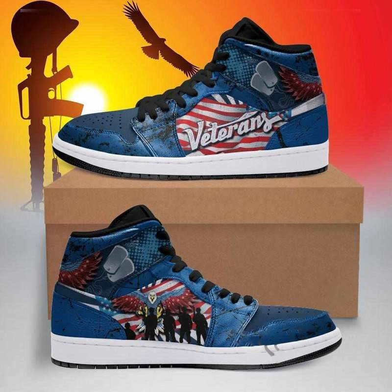Veteran Day Custom Air Jordan Shoes