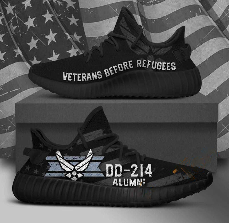 Veterans Before Refugees Air Force Dd214 Alumni Yeezy Boost