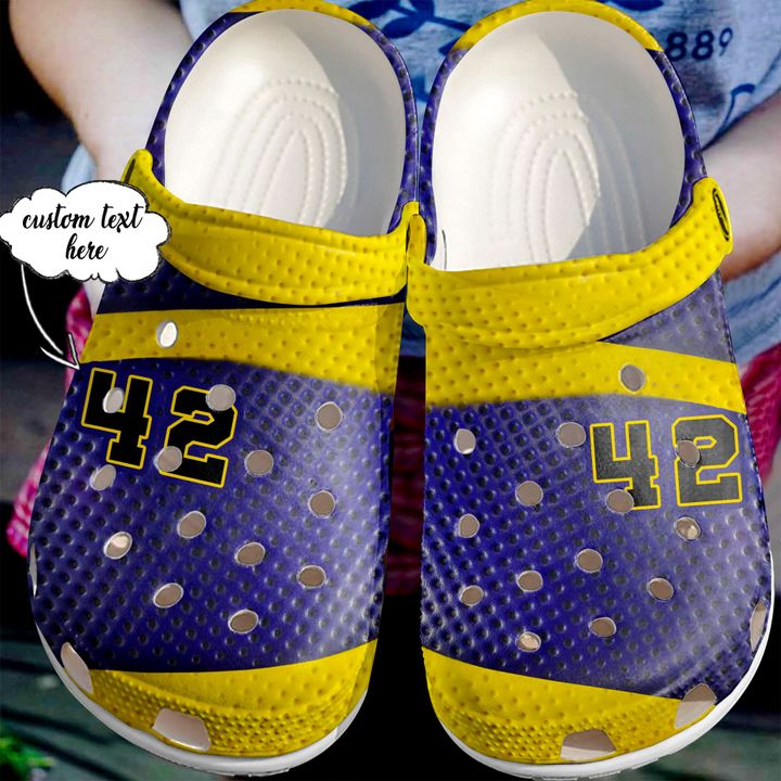 Volleyball Leather Crocs Clog Shoes