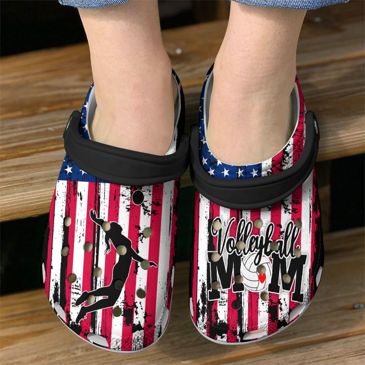 Volleyball Mom Crocs Clog Shoes