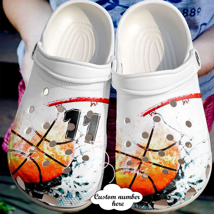 Volleyball Personalized Love I Crocs Clog Shoes