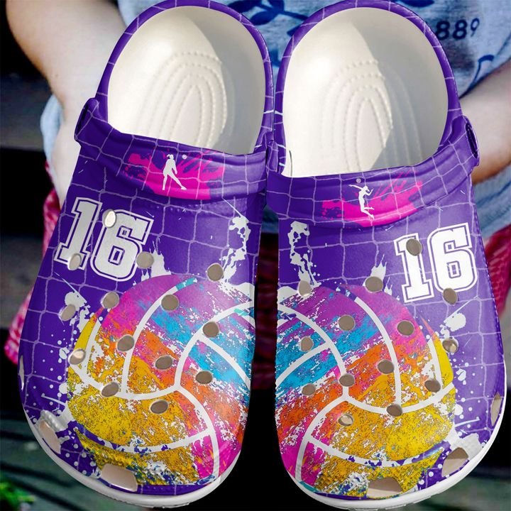 Volleyball Personalized Passion Crocs Clog Shoes