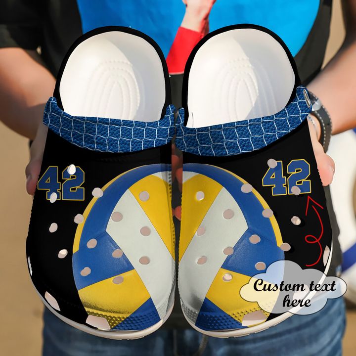Volleyball Personalized Players Crocs Clog Shoes