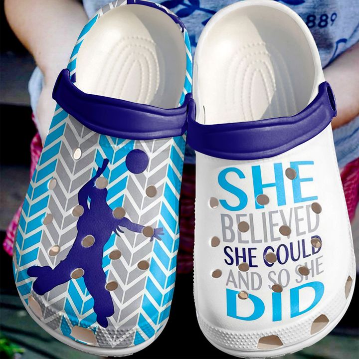 Volleyball She Believed Could Crocs Clog Shoes