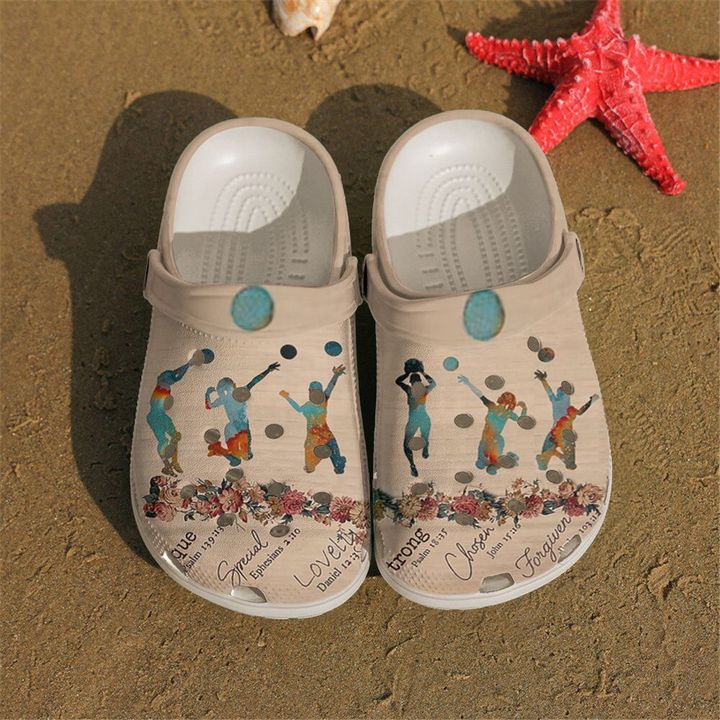 Volleyball Unique Crocs Clog Shoes