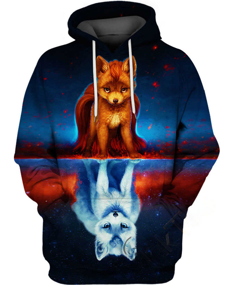 Vulpix Mirrored Hoodie 3D