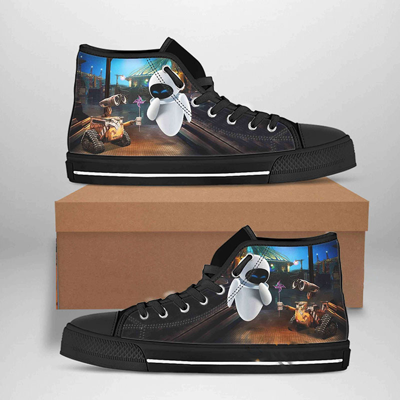 Wall E Best Movie Character High Top Shoes