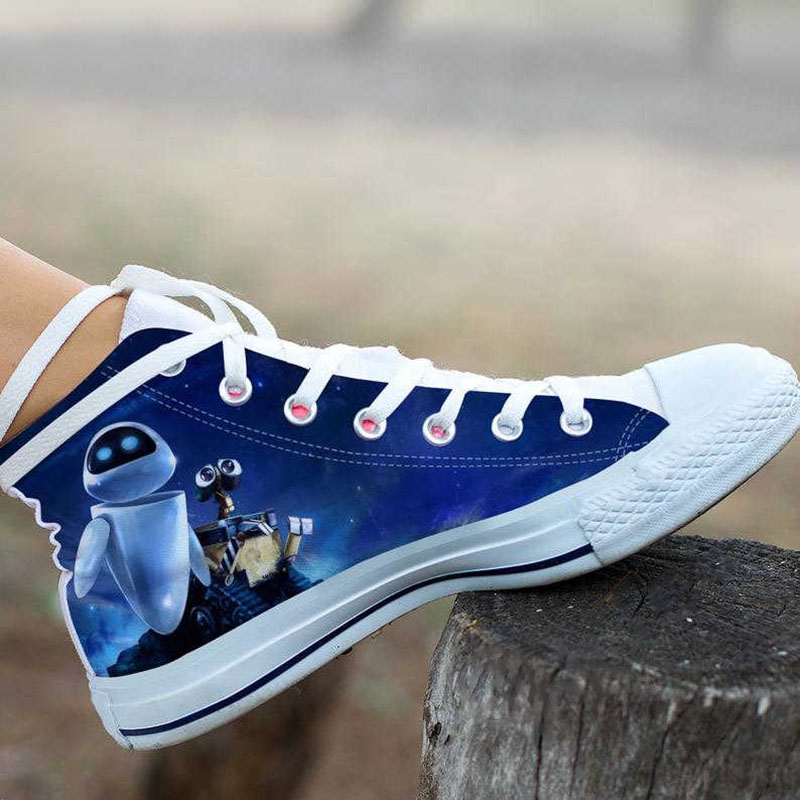 Wall E Custom Disney Animated Movie High Top Shoes