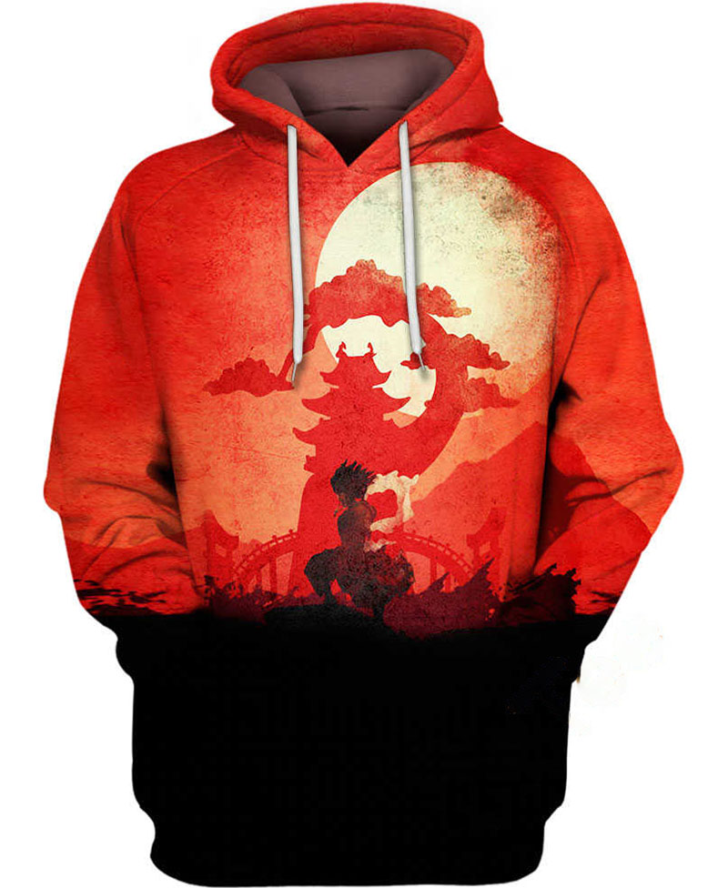 Wano No Luffy Hoodie 3D