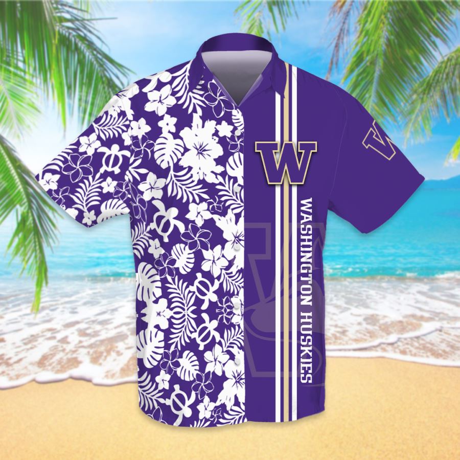 Washington Huskies Custom Hawaiian shirts