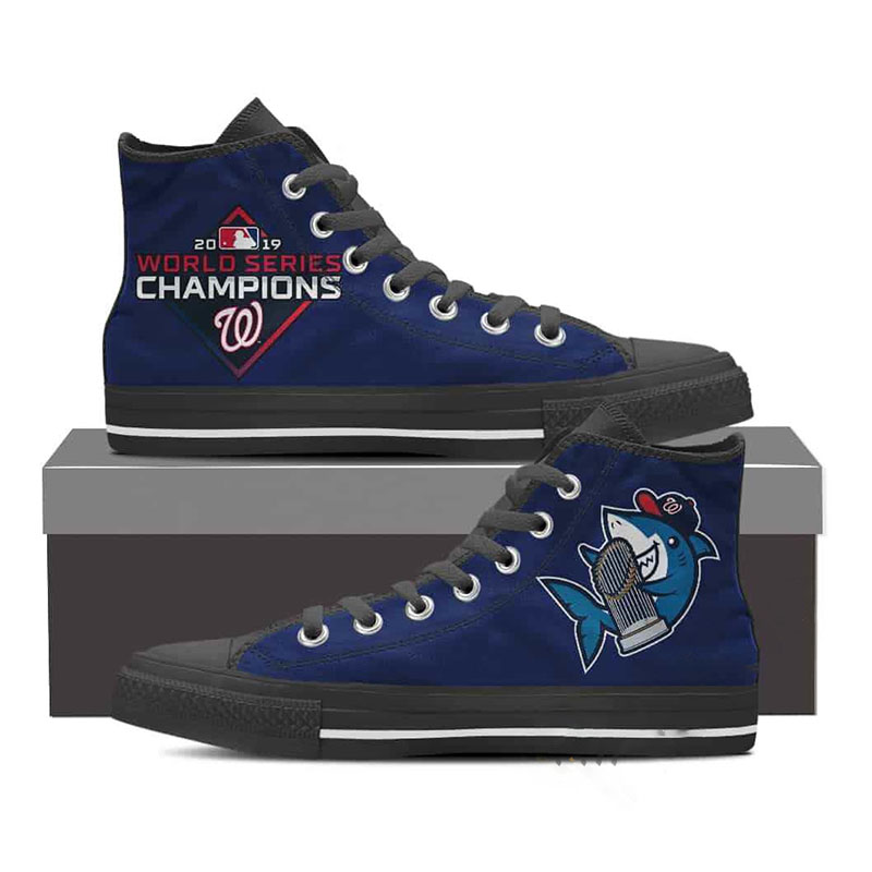 Washington Nationals 2019 World Series Champions High Top Shoes